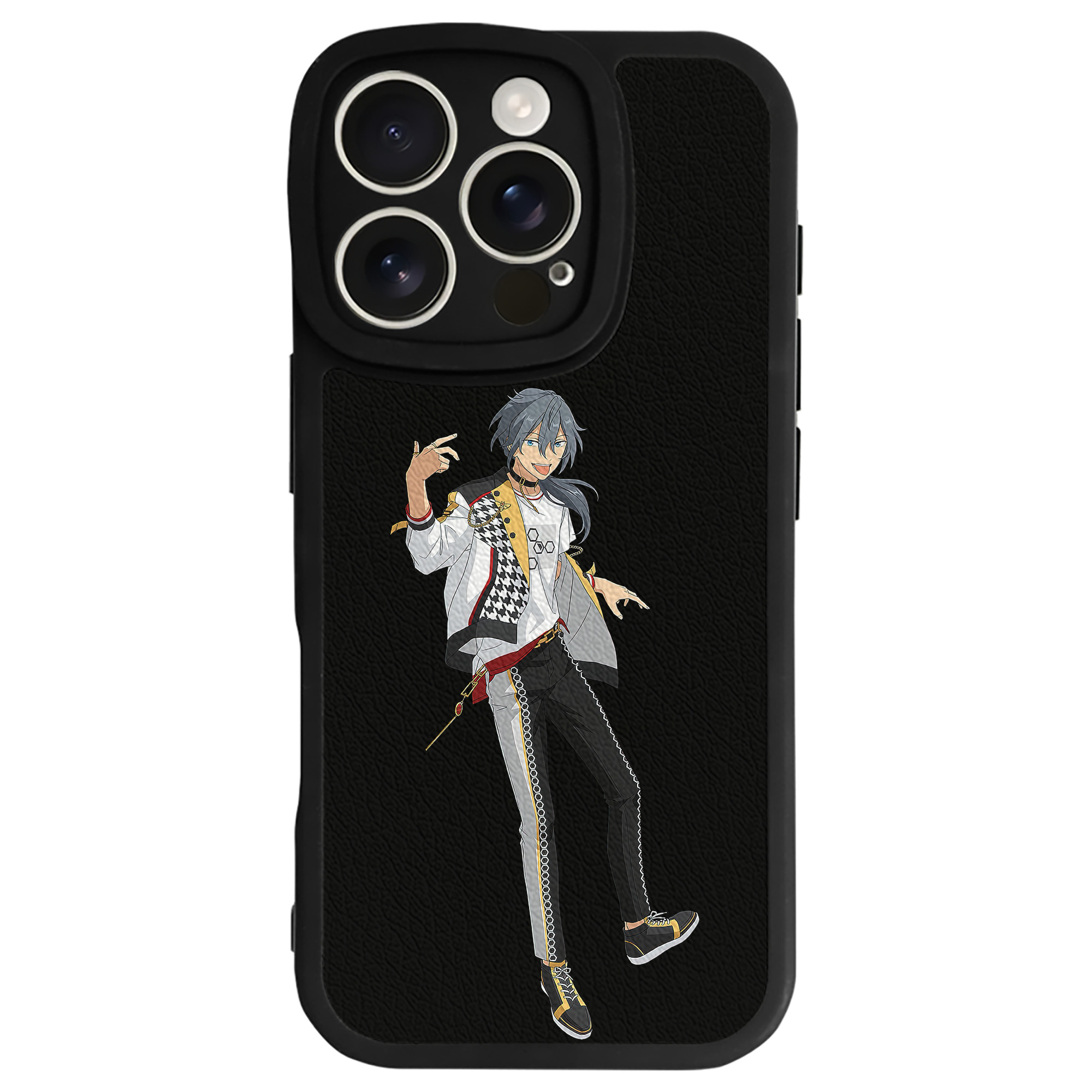 （画像用） あんさんぶるスターズ! Ensemble Stars 【iPhone 16シリーズ対応】シリコンスマホケース（レザー調） 材質：シリコン